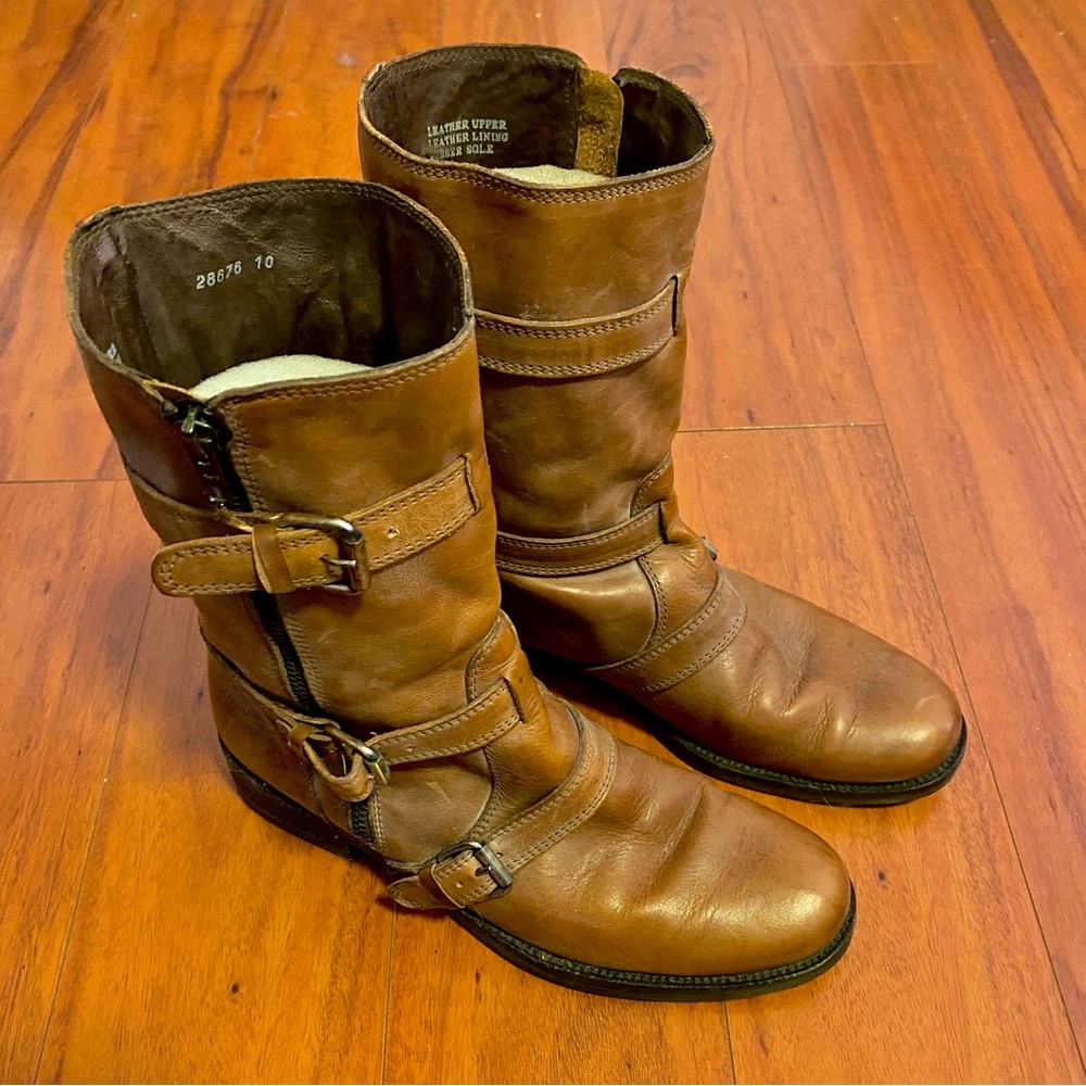 J.Crew Miller Motorcycle Boots Size 10